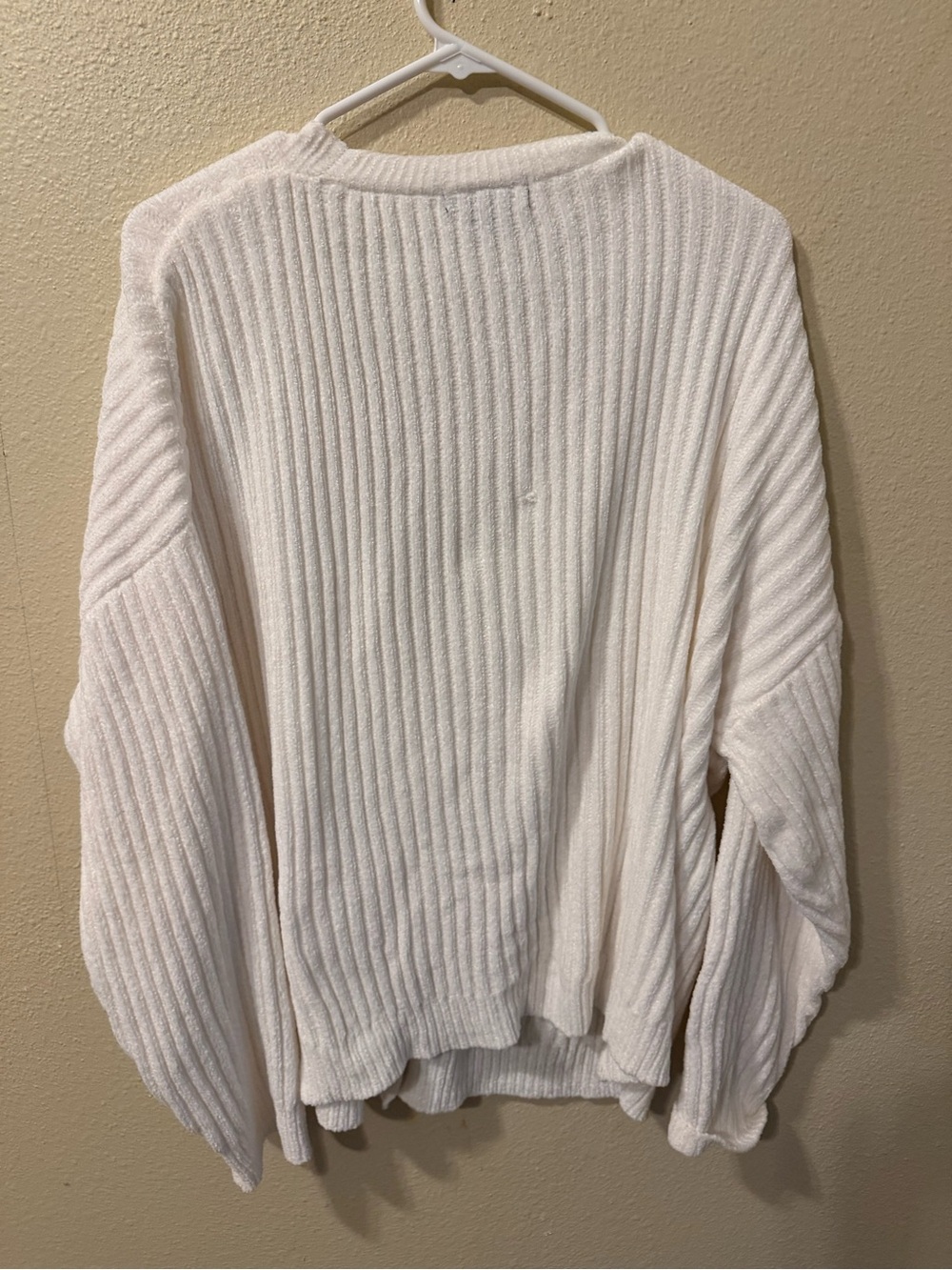 Sanctuary Cream Ribbed Button-Front Cardigan - Picture 3 of 3
